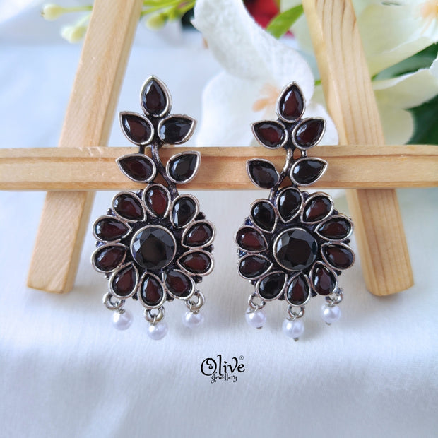 Oxidized Earrings-1233