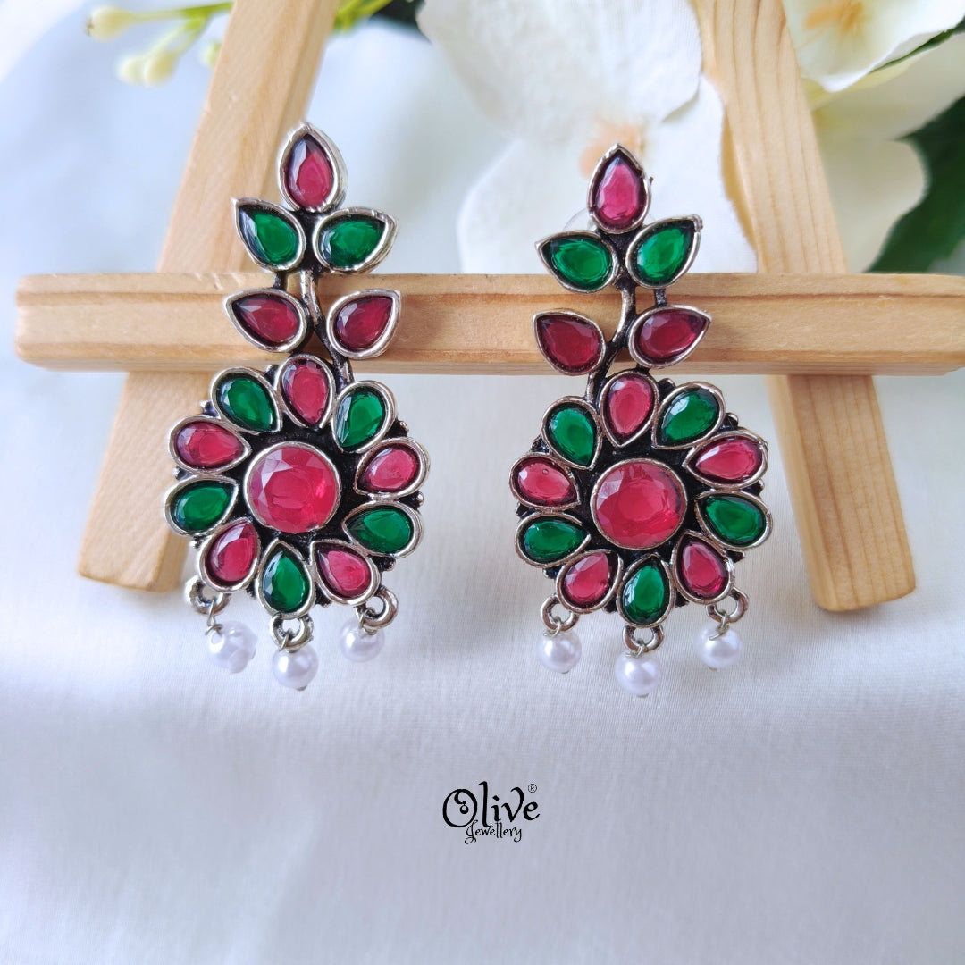 Oxidized Earrings-1233
