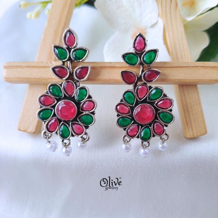 Oxidized Earrings-1233