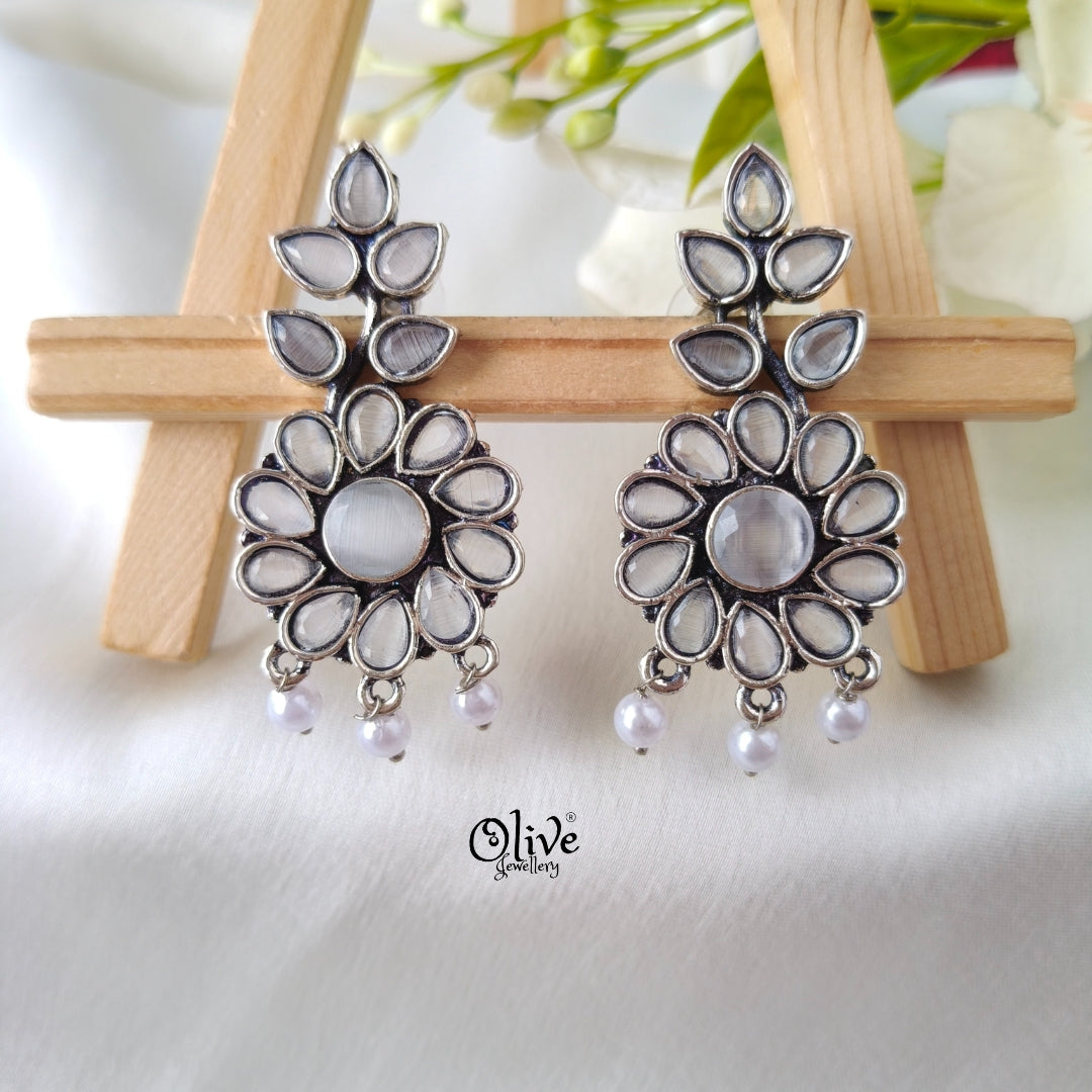 Oxidized Earrings-1233