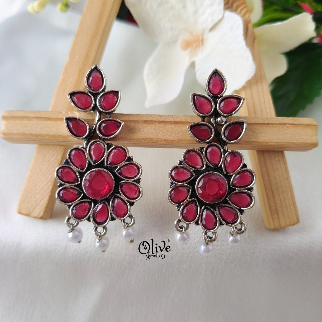 Oxidized Earrings-1233
