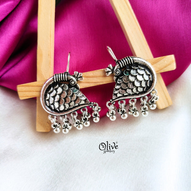 Oxidized Earrings -1245