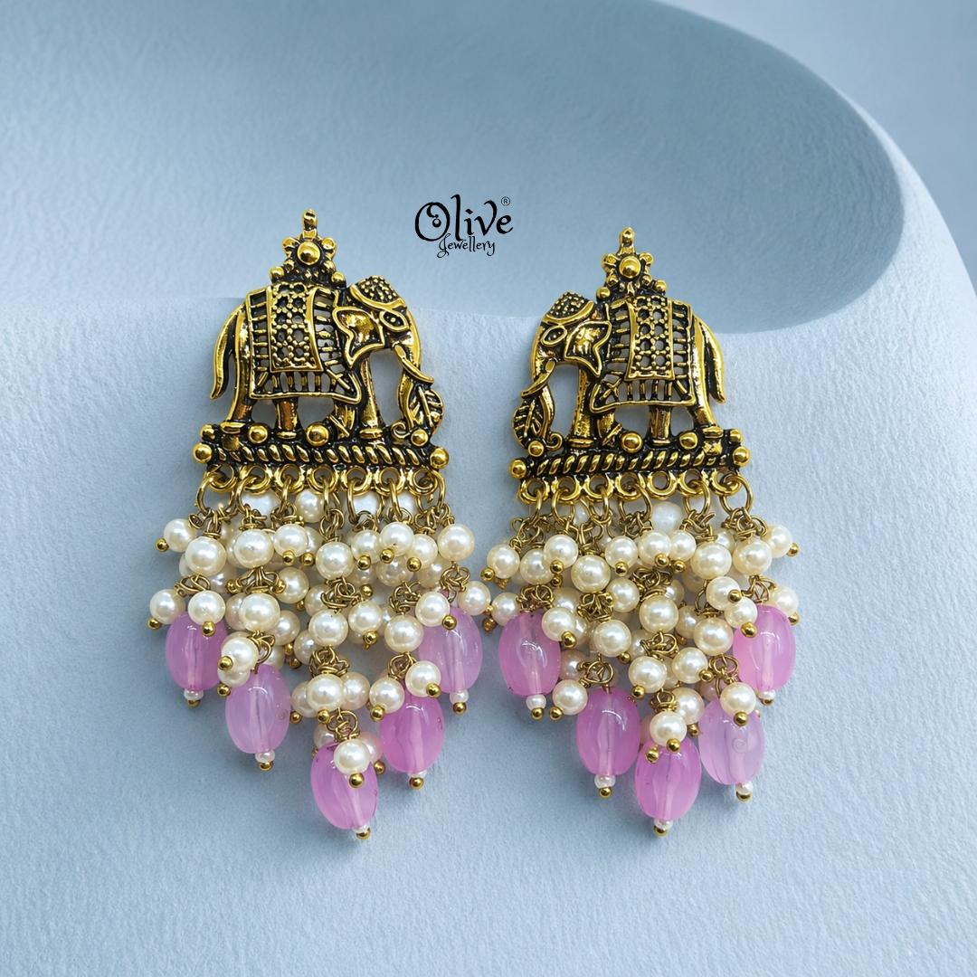 Oxidized Earrings-1253