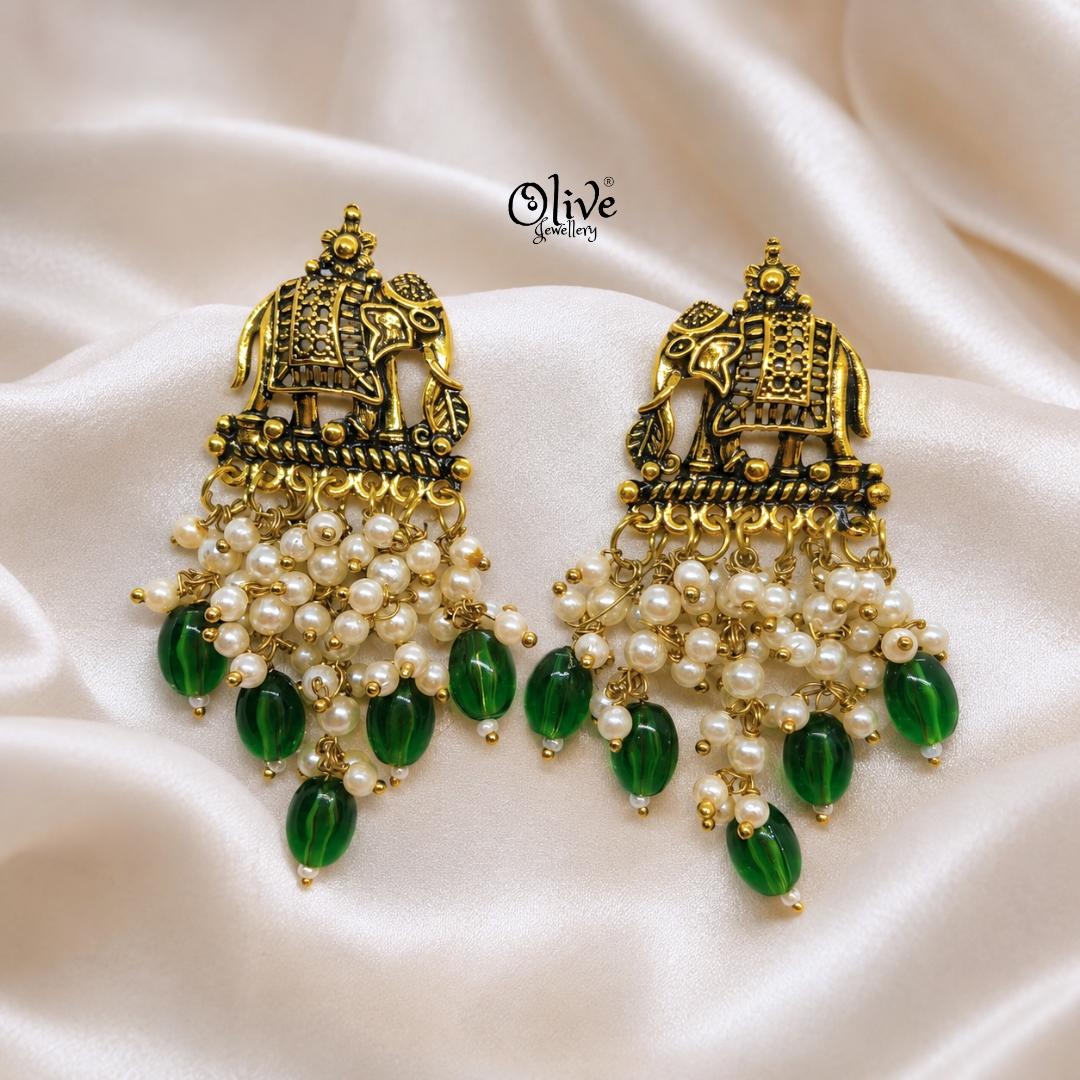 Oxidized Earrings-1253