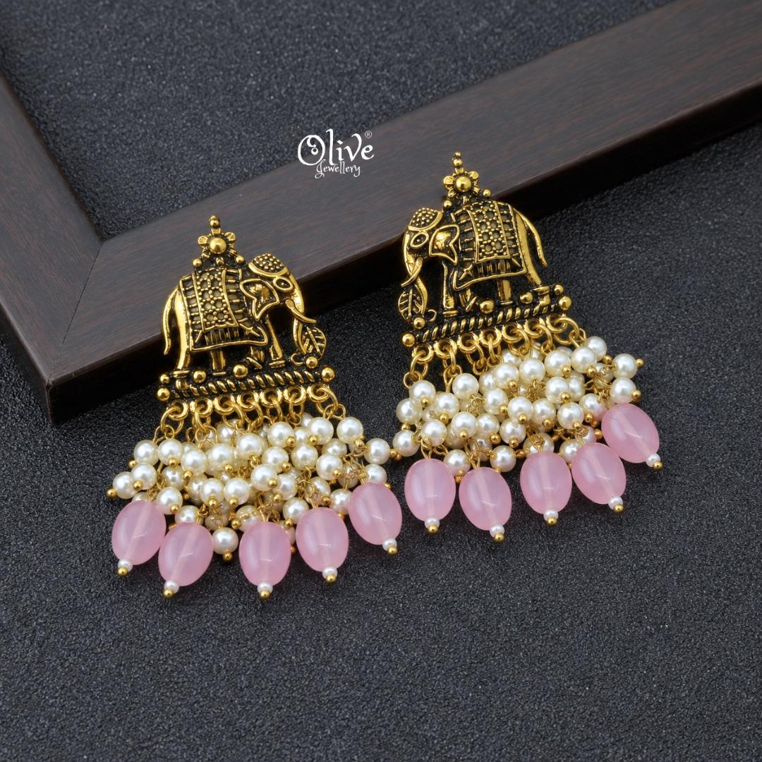 Oxidized Earrings-1253