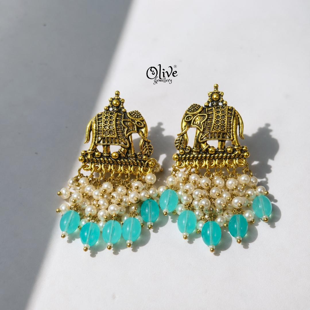 Oxidized Earrings-1253