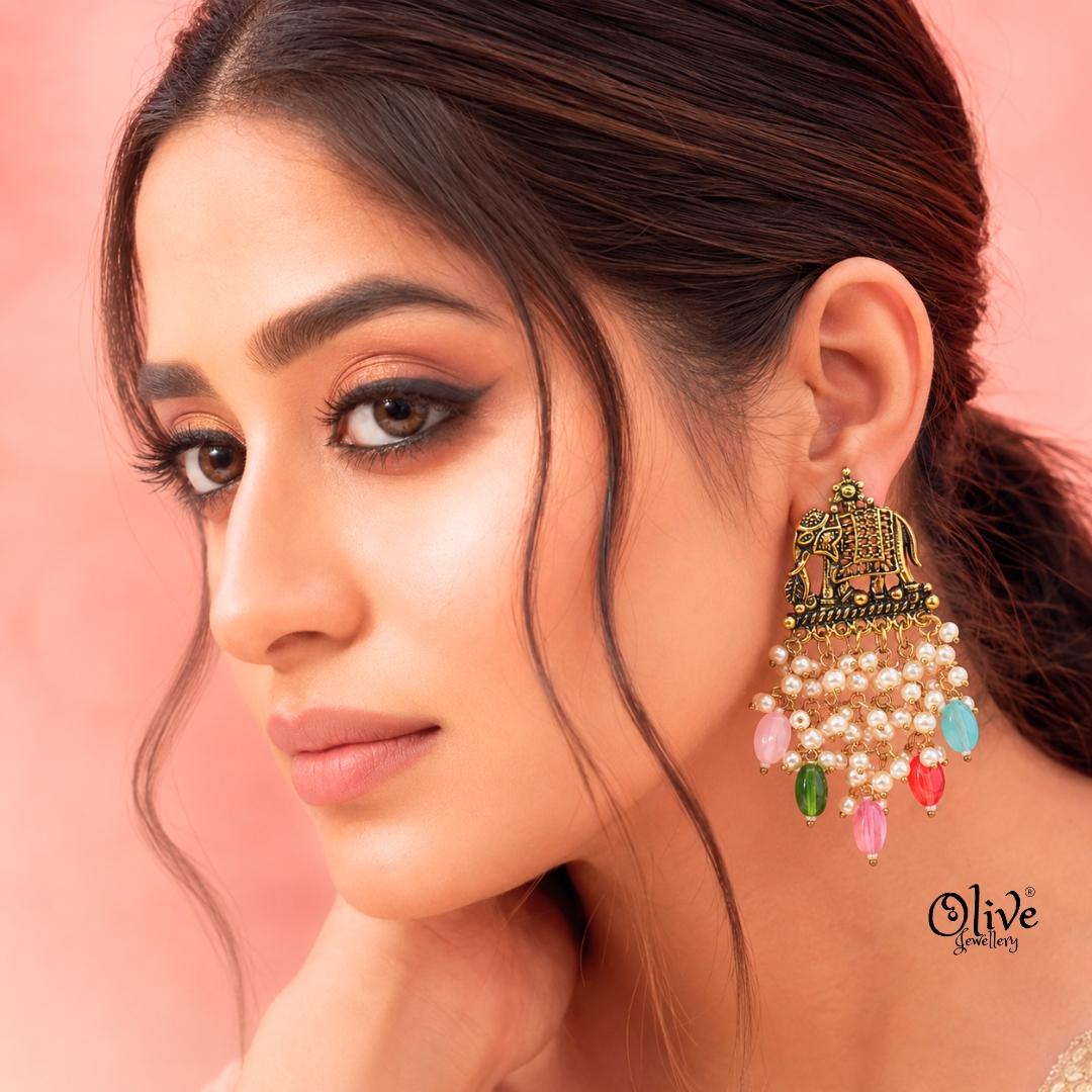 Oxidized Earrings-1253