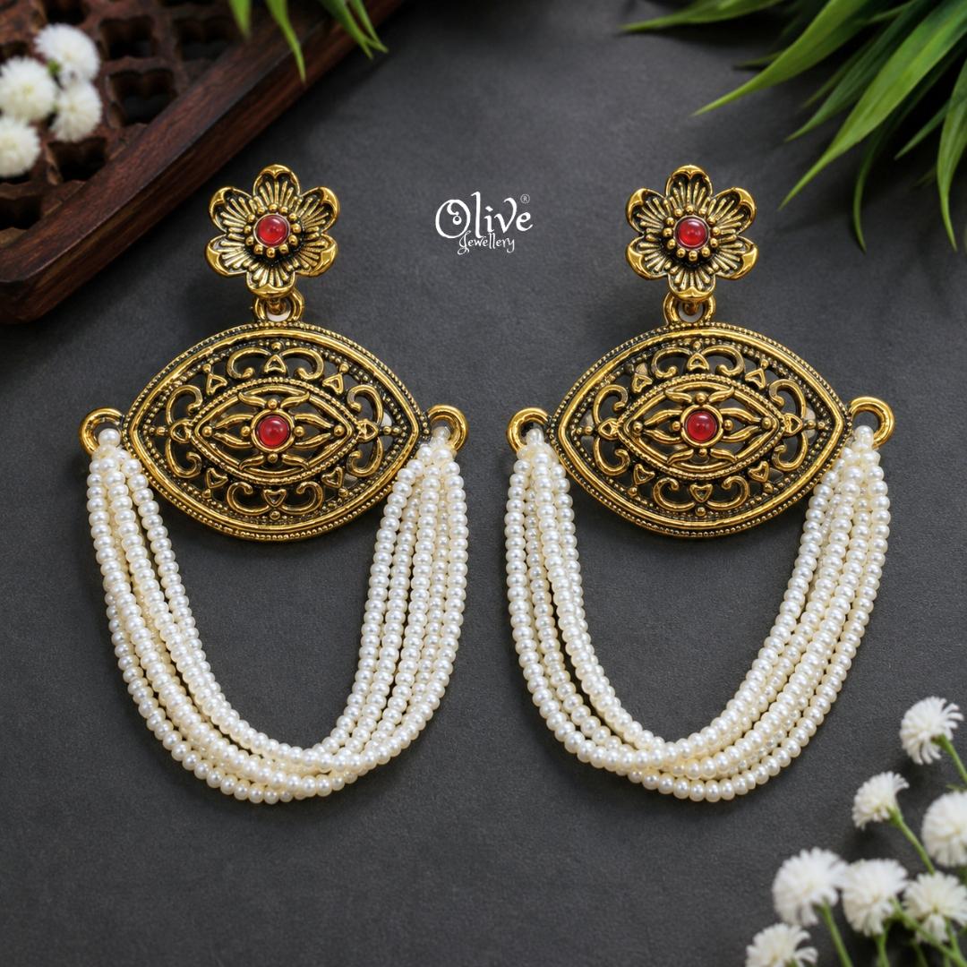 Oxidized Earrings-1264