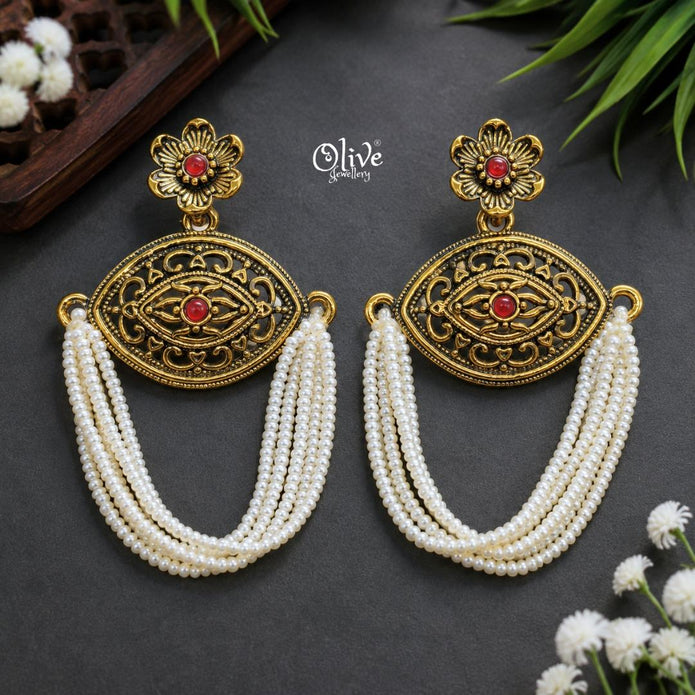 Oxidized Earrings-1264