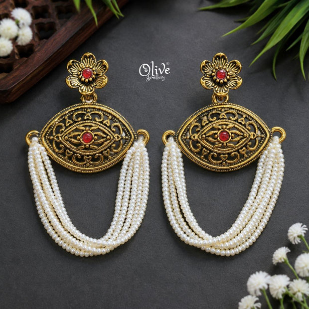 Oxidized Earrings-1264
