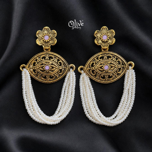 Oxidized Earrings-1264