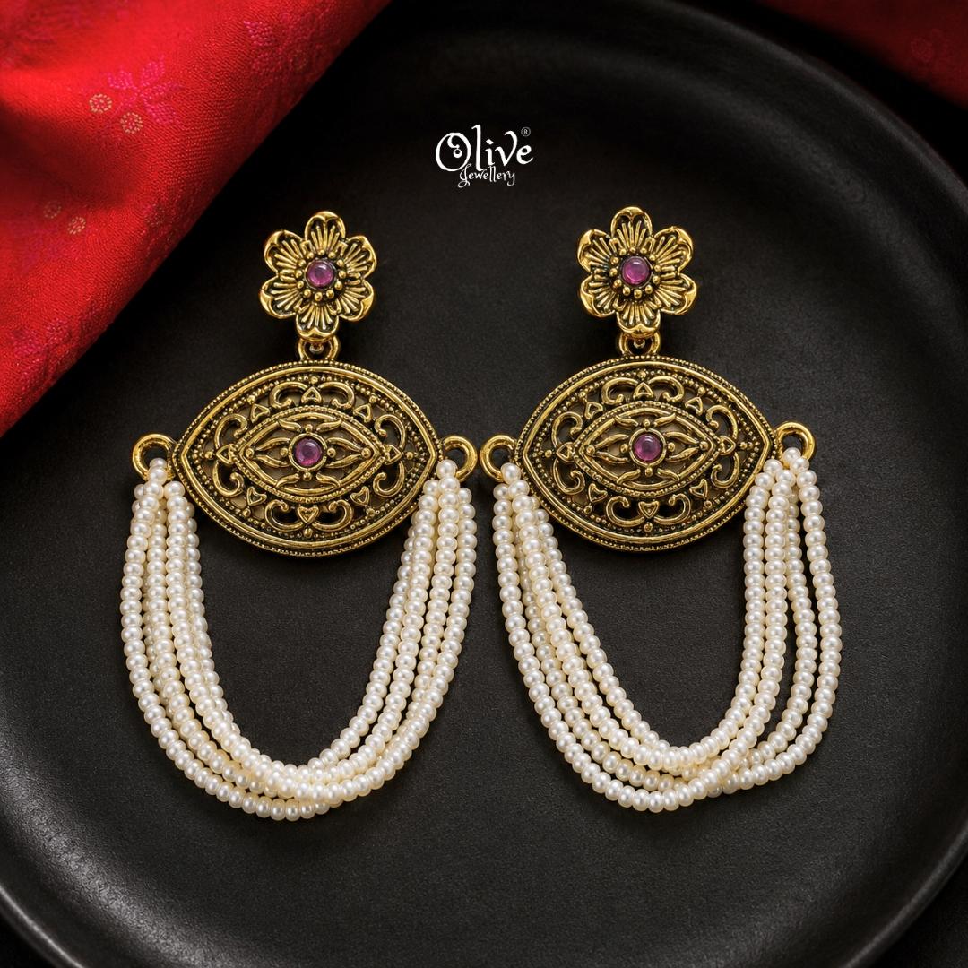 Oxidized Earrings-1264
