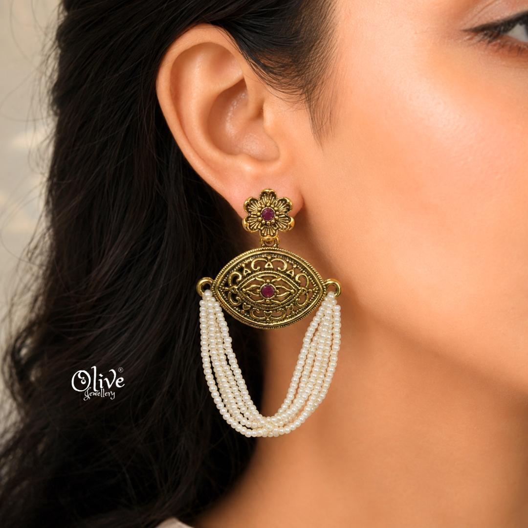 Oxidized Earrings-1264