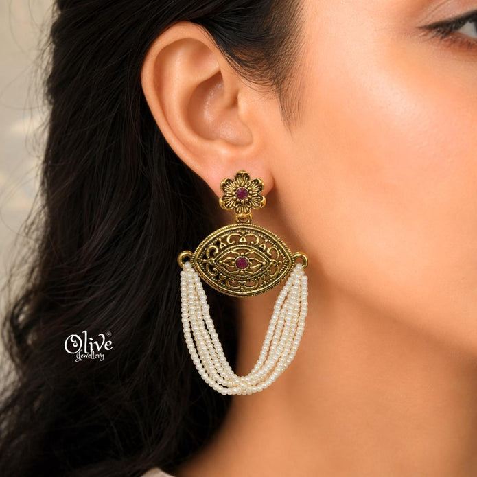 Oxidized Earrings-1264
