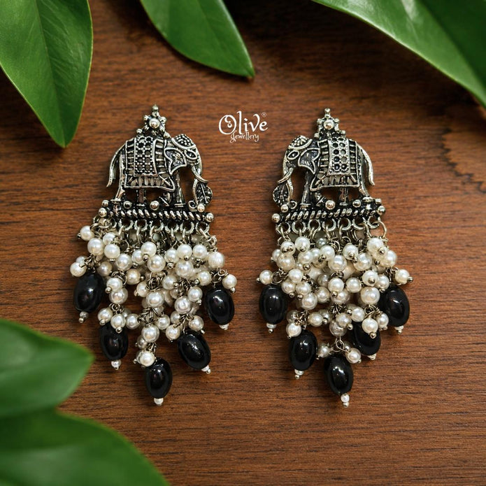 Oxidized Earrings-1274