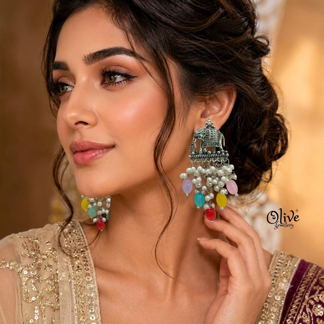 Oxidized Earrings-1274