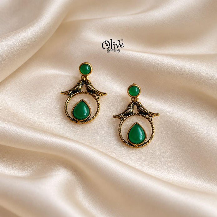 Oxidized Earrings-1297