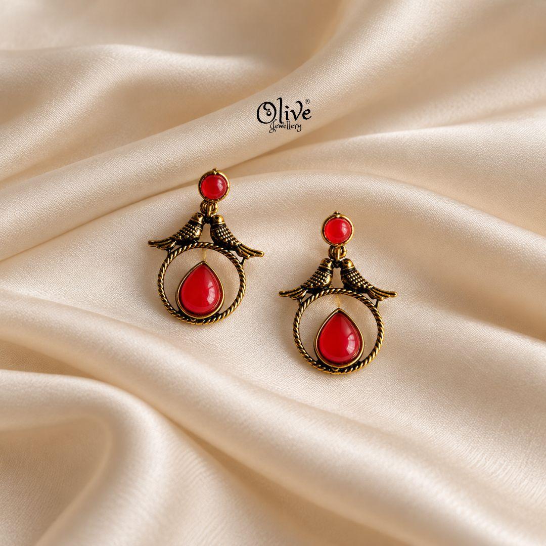 Oxidized Earrings-1297