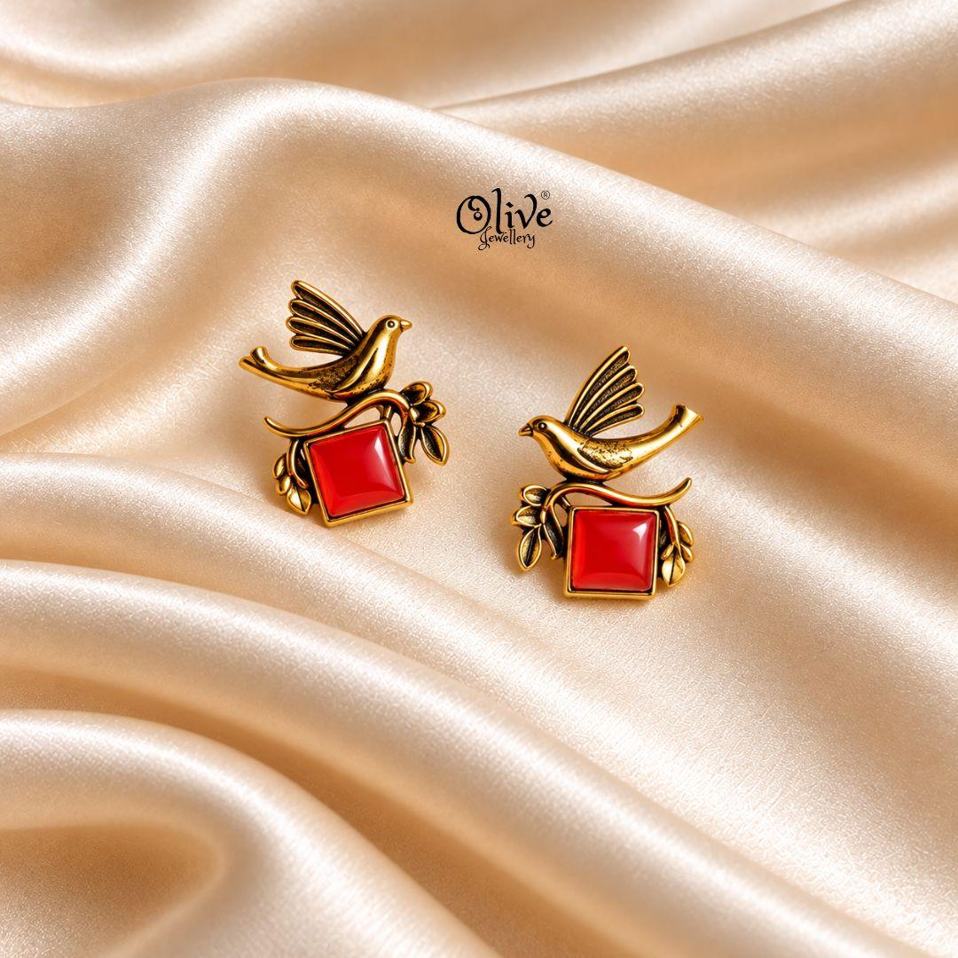 Oxidized Earrings-1313