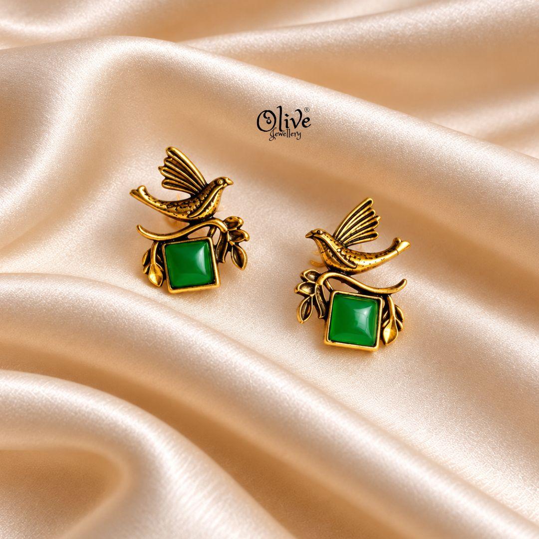Oxidized Earrings-1313