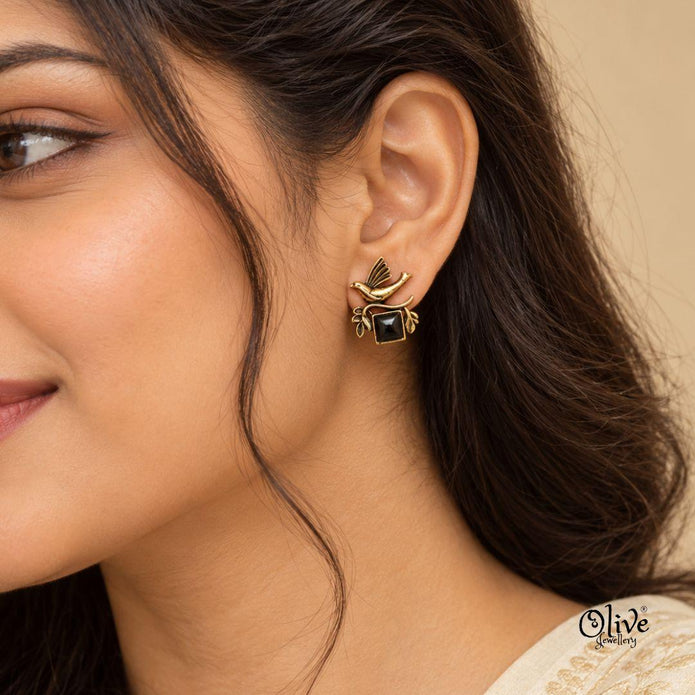 Oxidized Earrings-1313