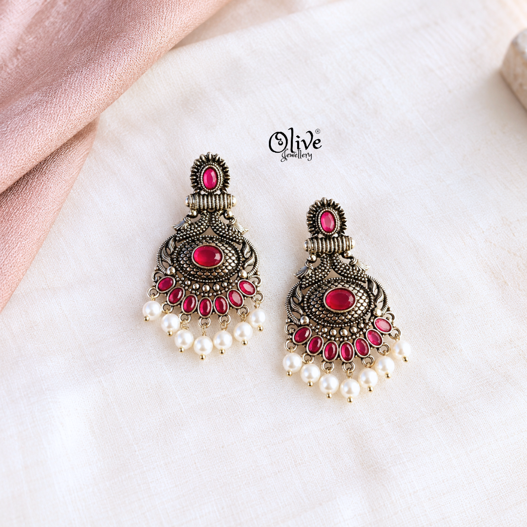 Oxidized Earrings-1327