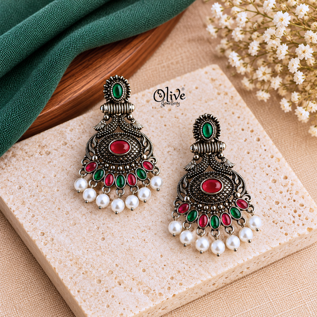 Oxidized Earrings-1327