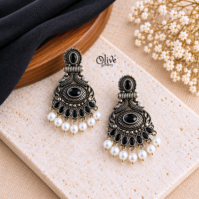 Oxidized Earrings-1327