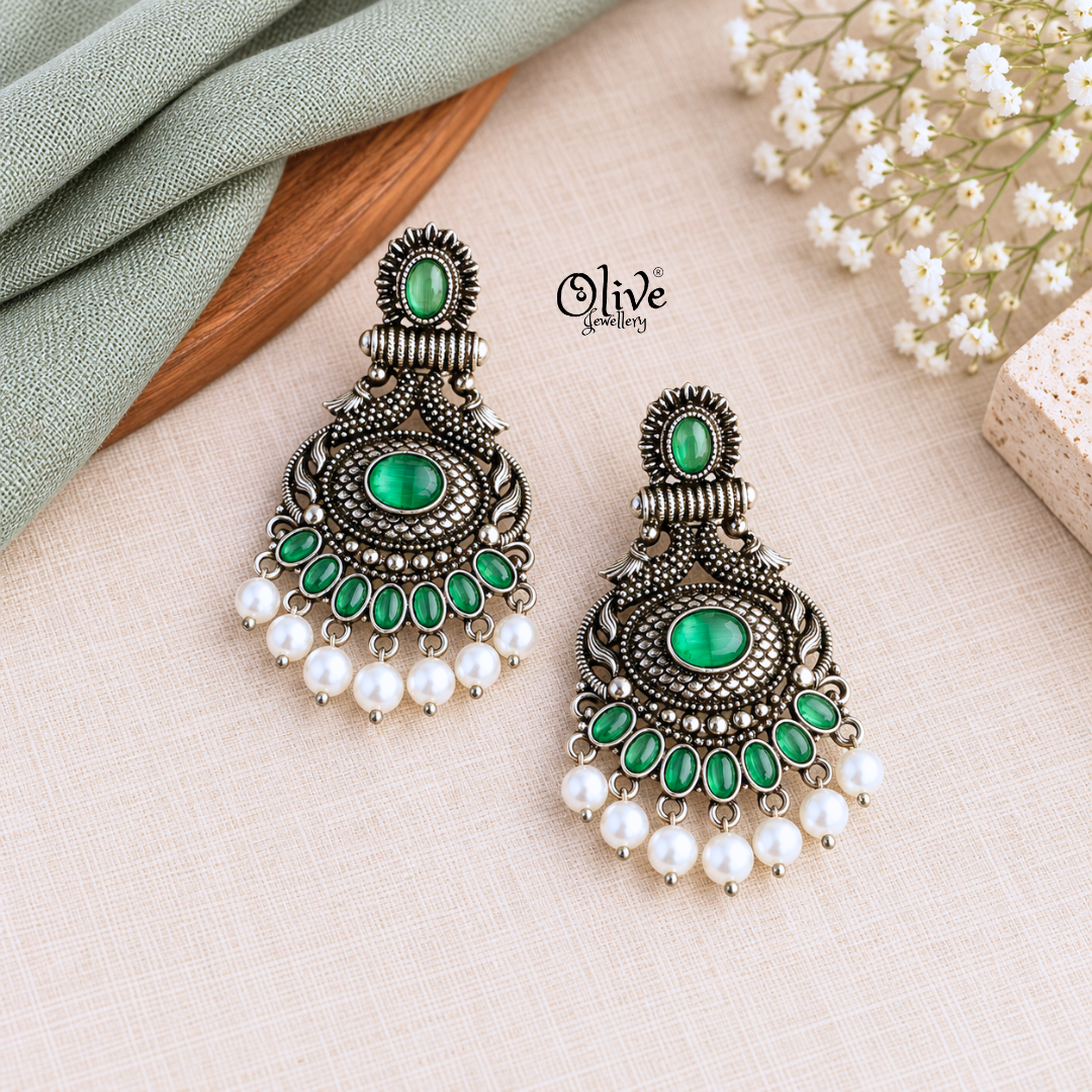 Oxidized Earrings-1327