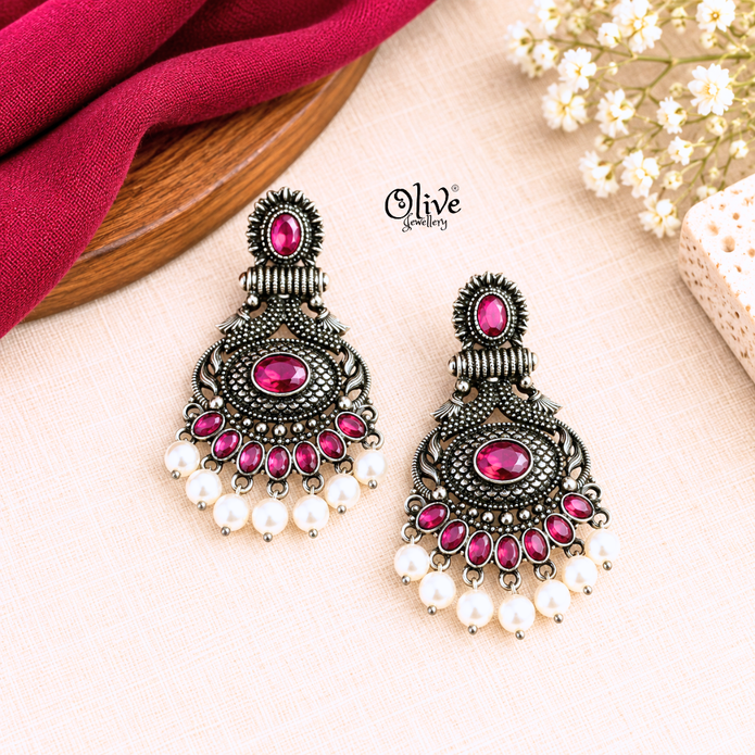 Oxidized Earrings-1327
