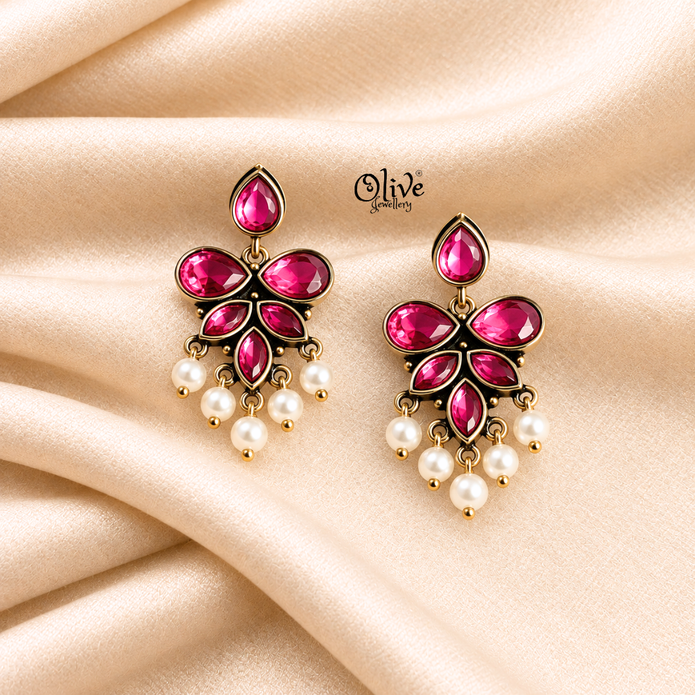 Oxidized Earrings-1348
