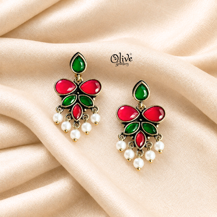 Oxidized Earrings-1348
