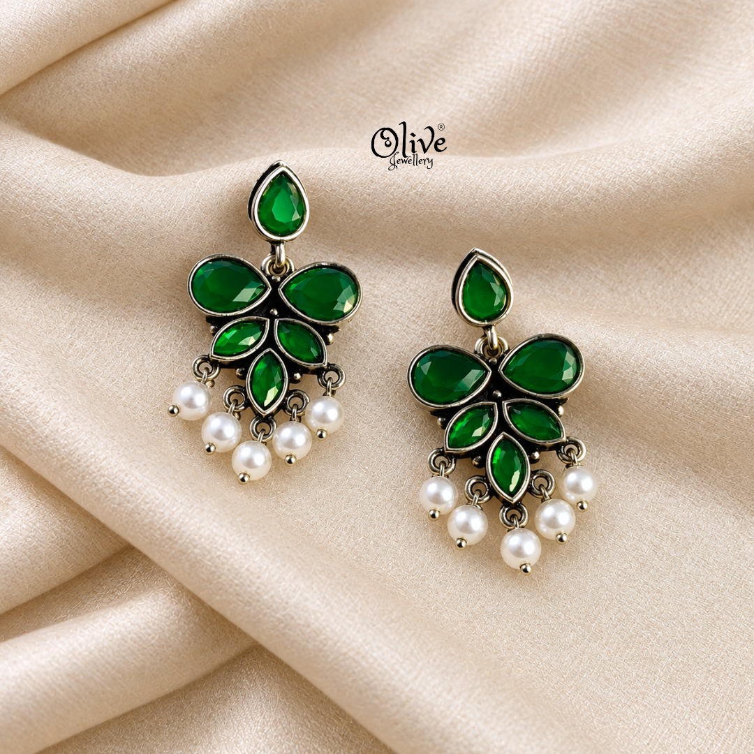 Oxidized Earrings-1348