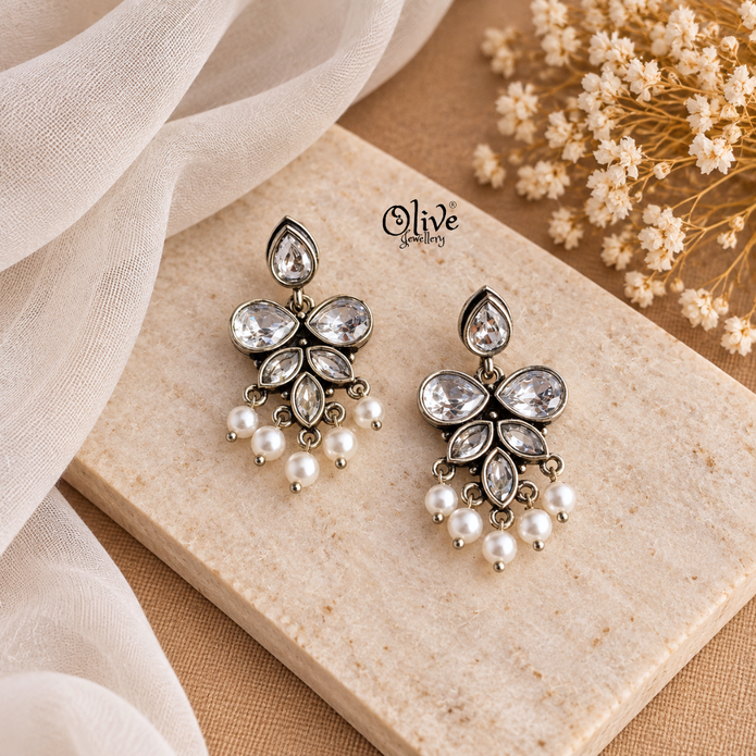 Oxidized Earrings-1348