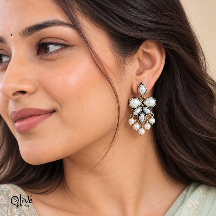 Oxidized Earrings-1348