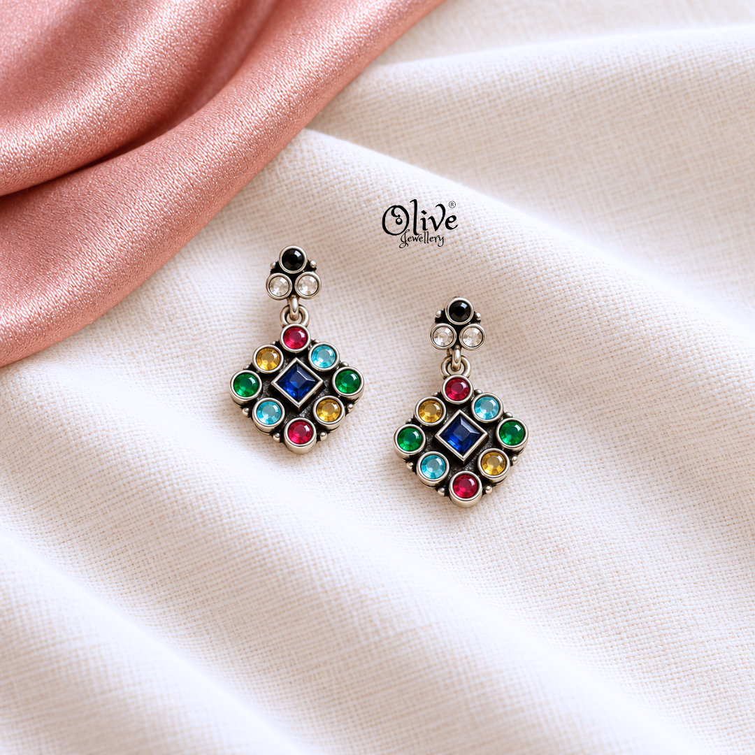 Oxidized Earrings-1359