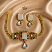 Polki Pendant Neckset-002