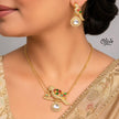 Polki Pendant Neckset-003
