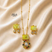 Polki Pendant Neckset-004