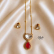 Polki Pendant Neckset-007