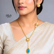 Polki Pendant Neckset-009
