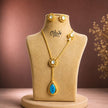 Polki Pendant Neckset-009