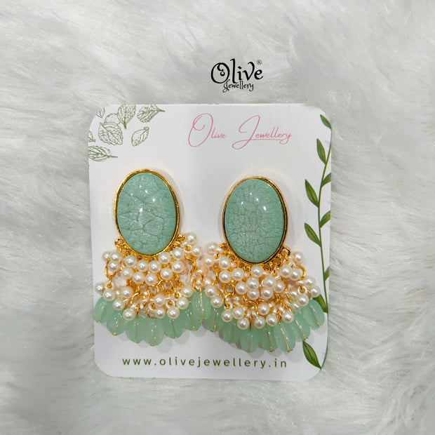 Raga Fusion Earrings -113