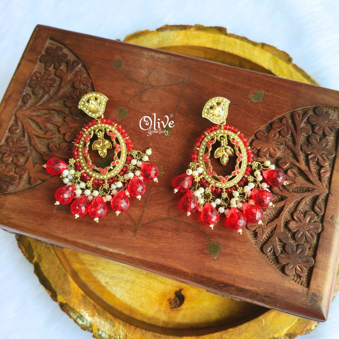 Raga Fusion Earrings - 156