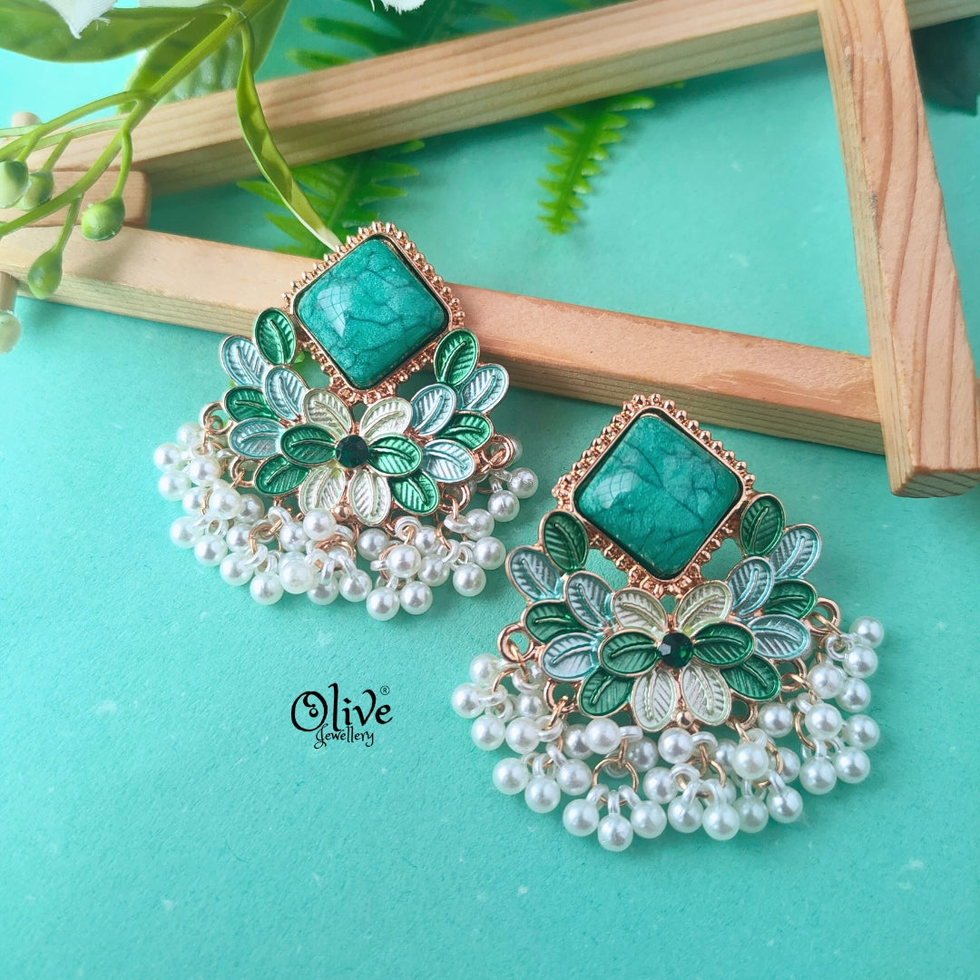 Raga Fusion Earrings -198