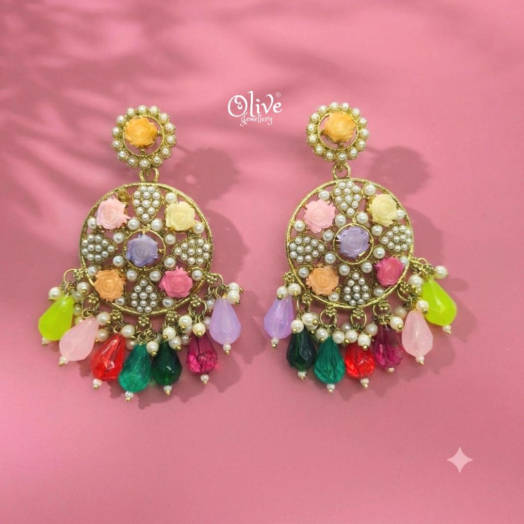 Raga Fusion Earrings - 214