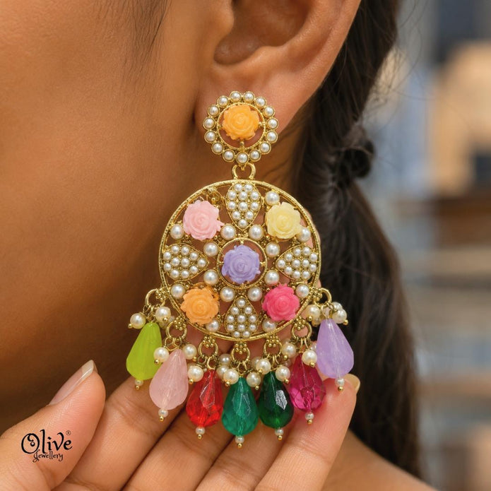 Raga Fusion Earrings - 214