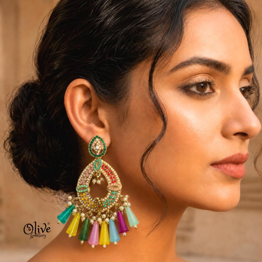Raga Fusion Earrings - 251