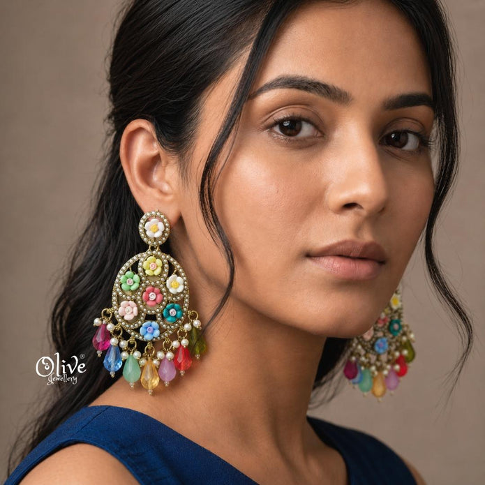 Raga Fusion Earrings - 266