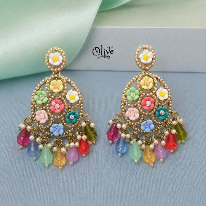 Raga Fusion Earrings - 266